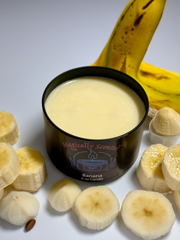 Banana Wickless Candle
