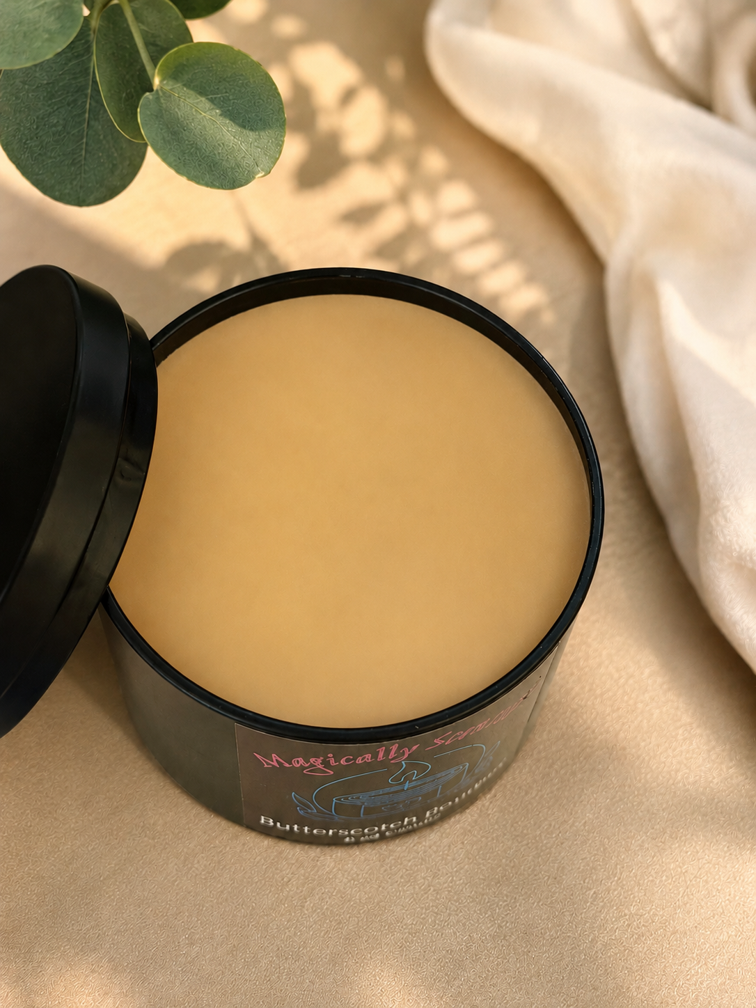 Butterscotch Bourbon Wickless Candle
