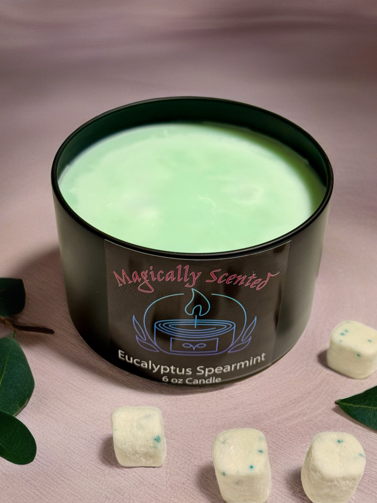 Eucalyptus and Spearmint Wickless Candle