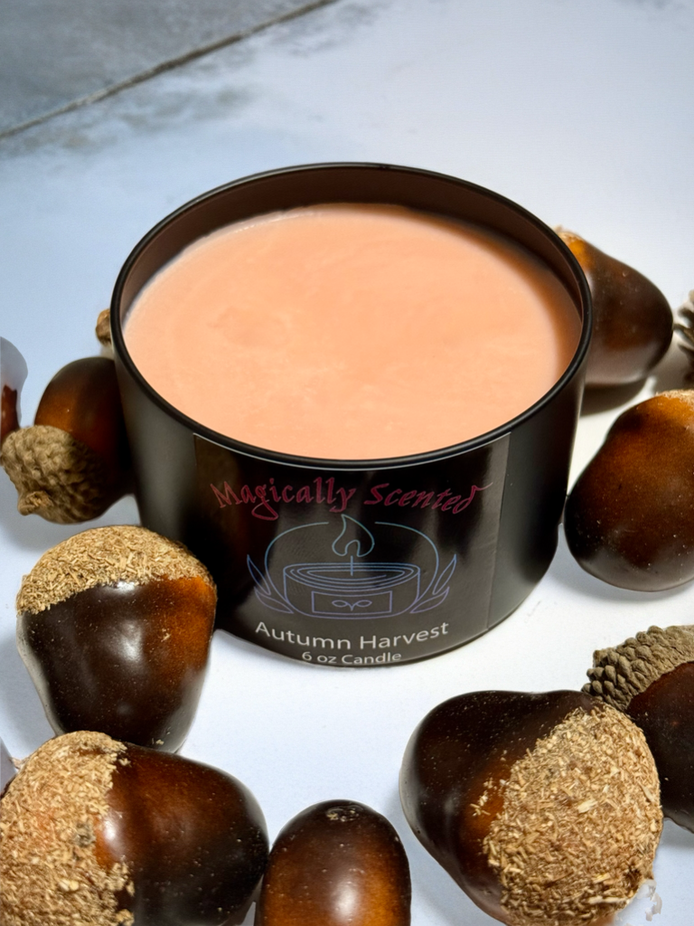 Autumn Harvest Wickless Candle