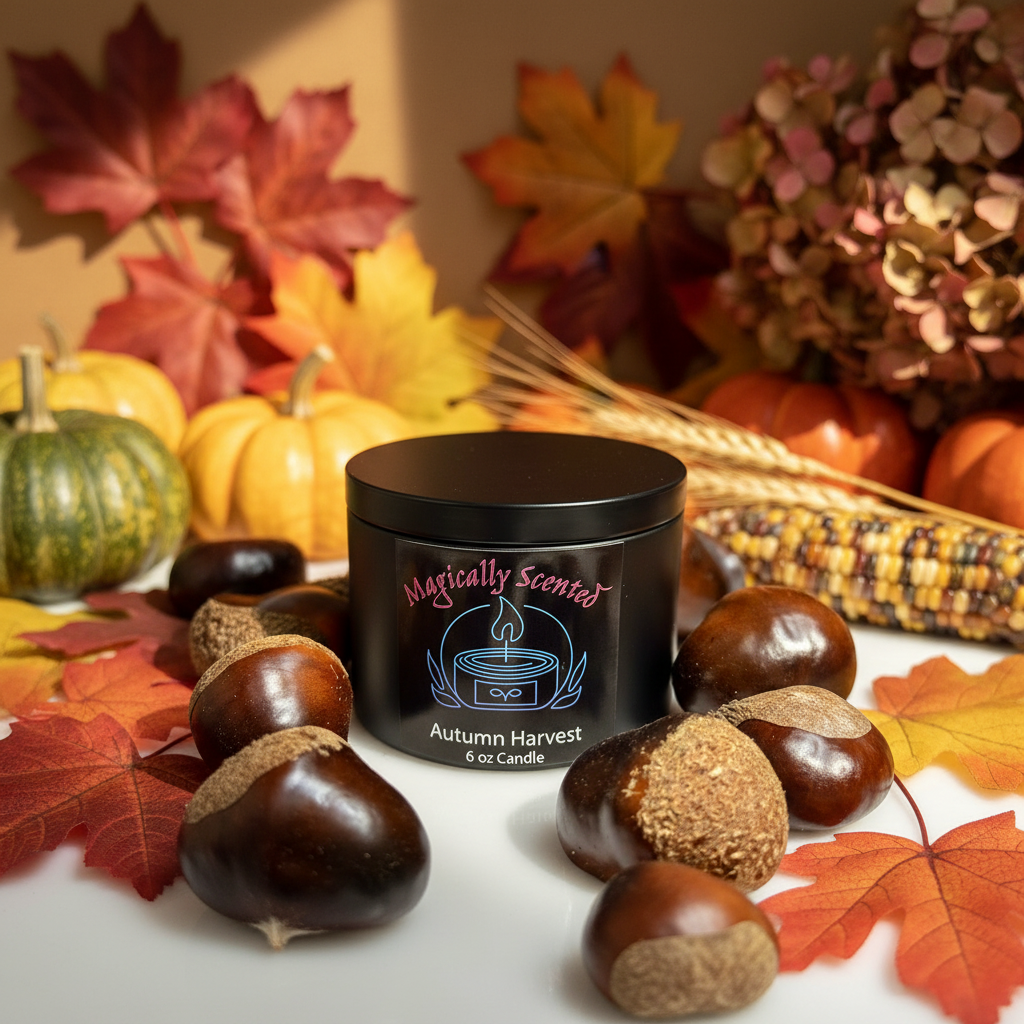 Autumn Harvest Wickless Candle