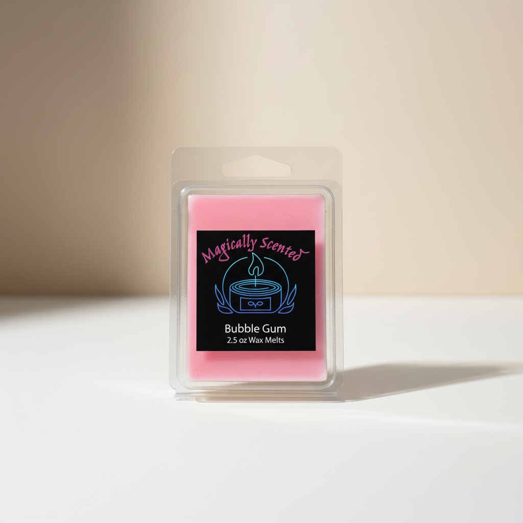 Bubble Gum Wax Melt in Packaging