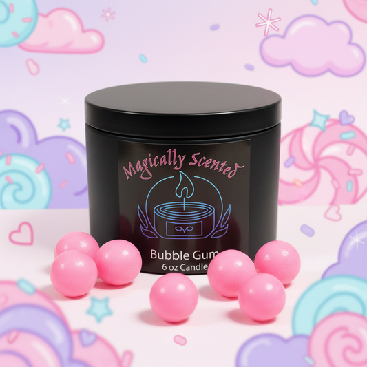 Bubble Gum Wickless Candle - With Bubble Gum