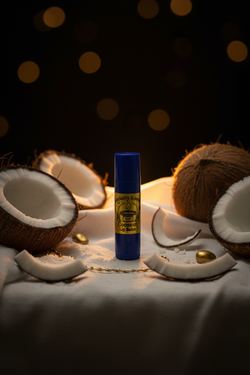 Coconut Lip Balm Background