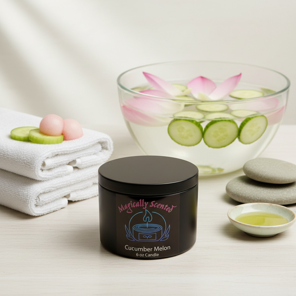 Cucumber Melon Wickless Candle