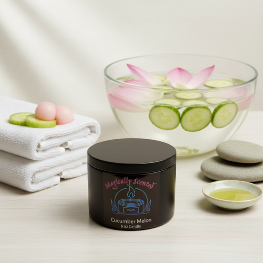 Cucumber Melon Wickless Candle