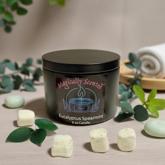 Eucalyptus and Spearmint Wickless Candle