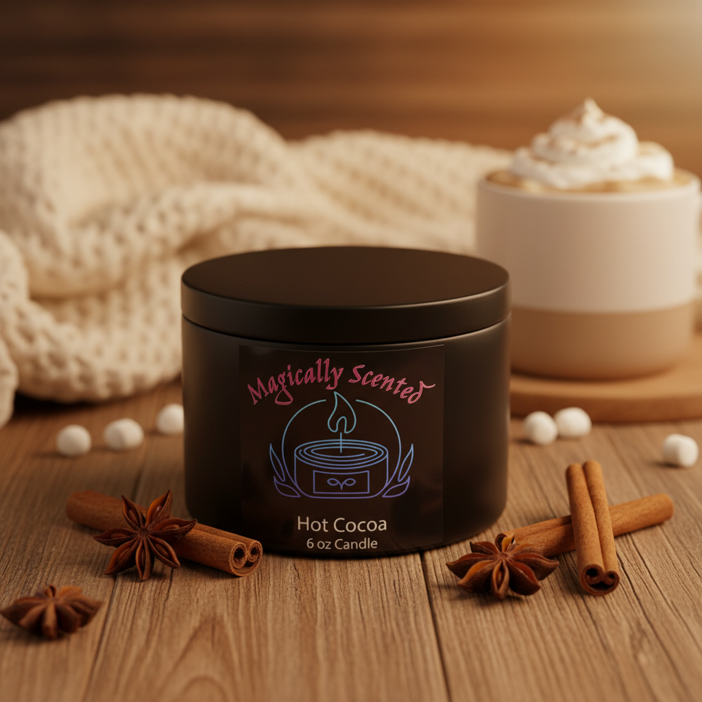 Hot Cocoa Wickless Candle