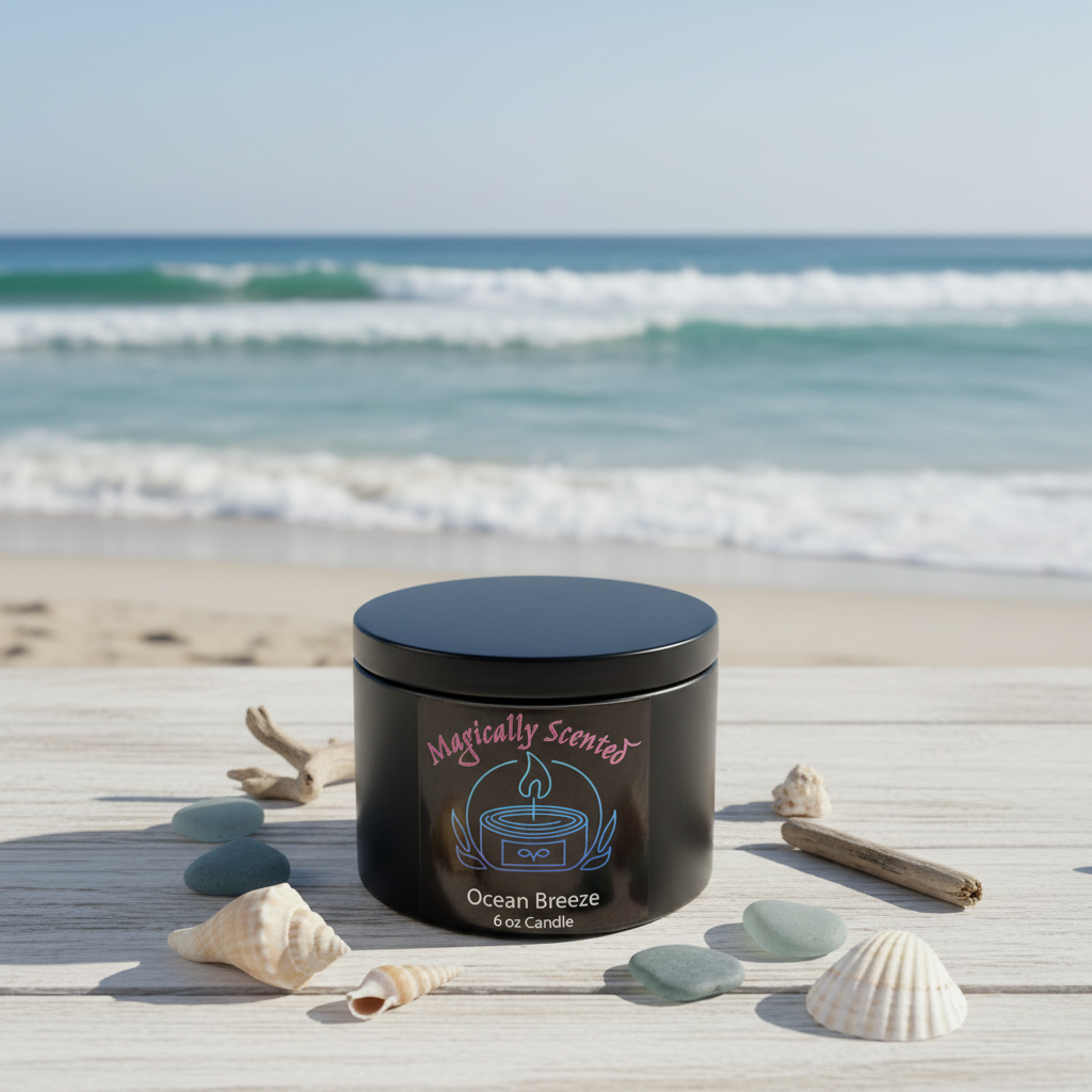 Ocean Breeze Wickless Candle