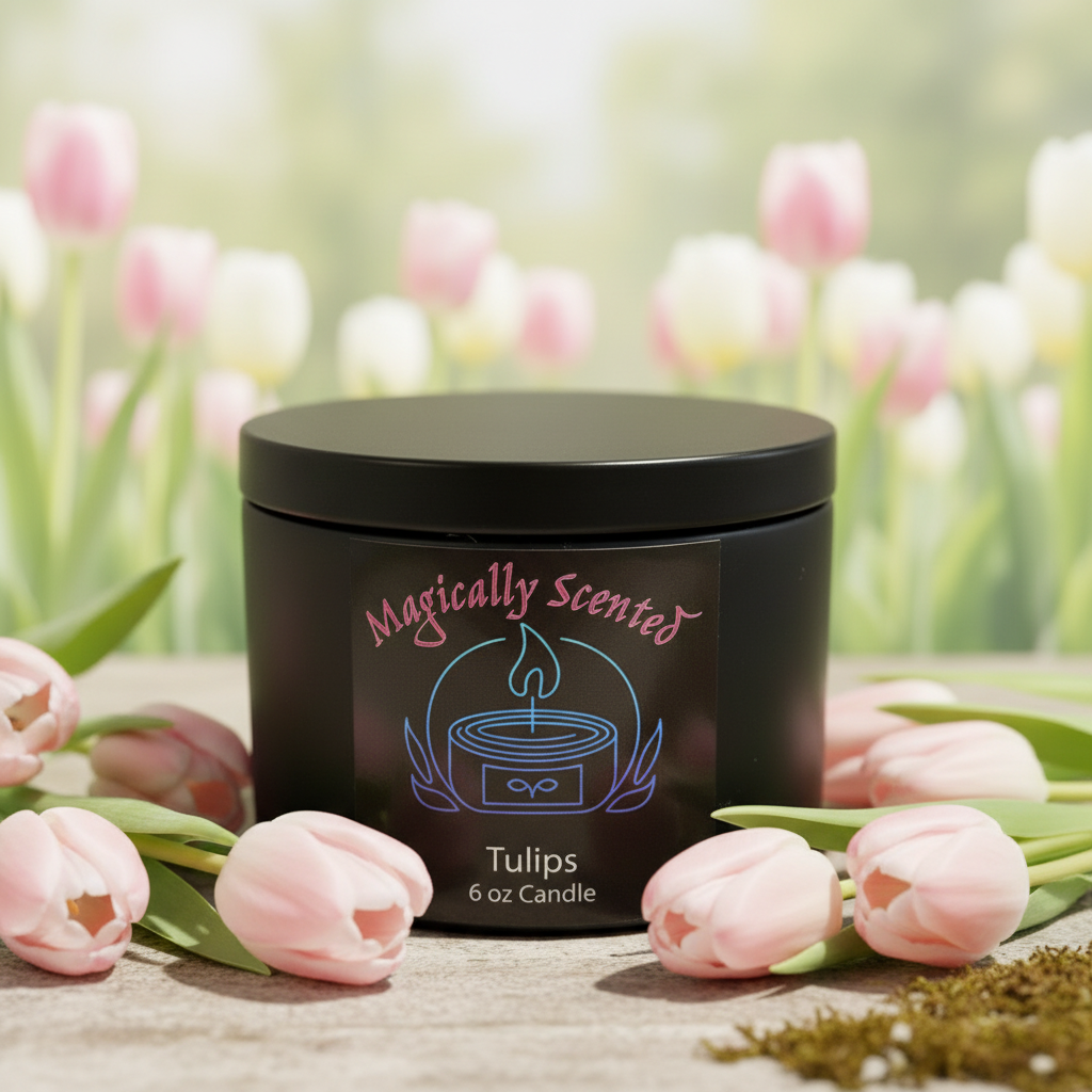 Tulip Wickless Candle