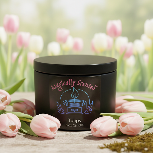 Tulip Wickless Candle