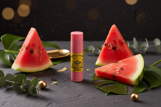 Watermelon Lip Balm Product Scene